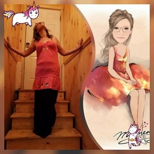 Coral PINK Victoria Secret long cami